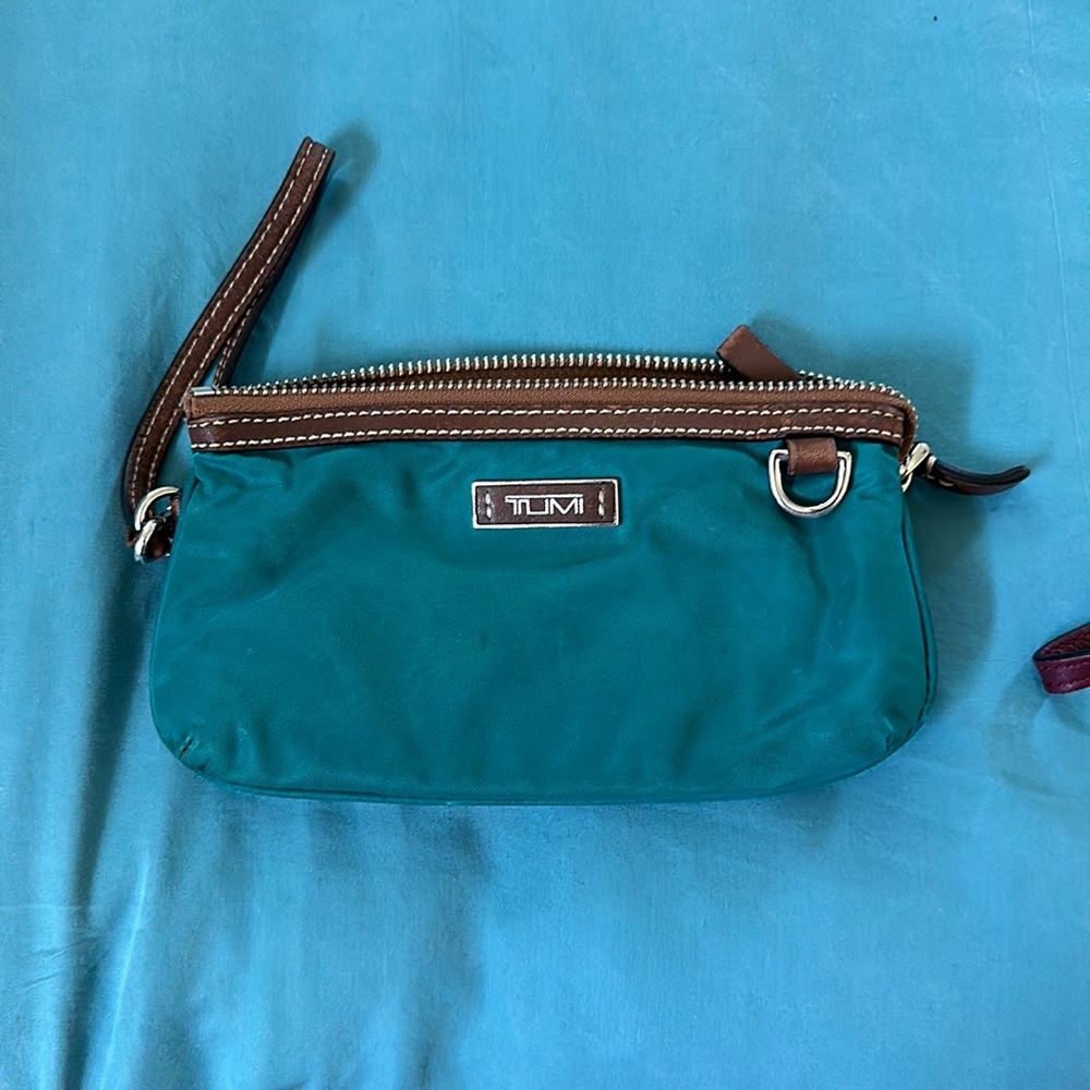 Tumi nylon wristlet